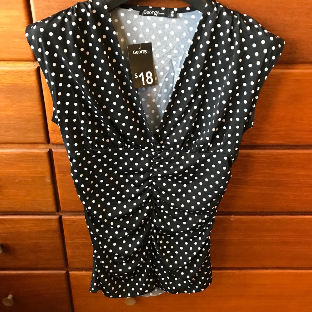 Polka Dot Top - size medium